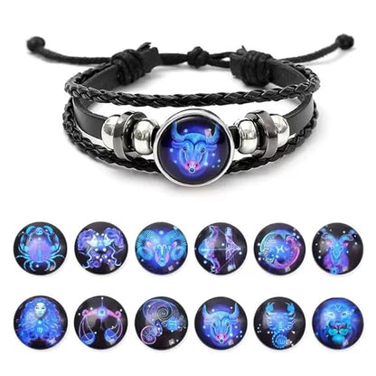 Young & Forever™ Zodiac Bracelet – All 12 Signs | Unisex Design for Men &amp; Women